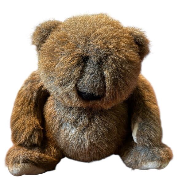 VTG 24K Polar Puffs Plush Bear 1993 5774 Tags Hugly Bugly ~ 13” Groundhog - Picture 1 of 6